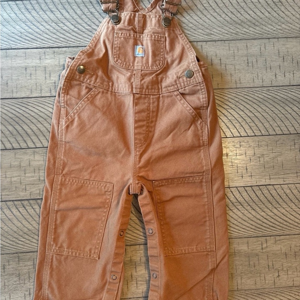 Carhartt Kids Rust/Tan Overalls